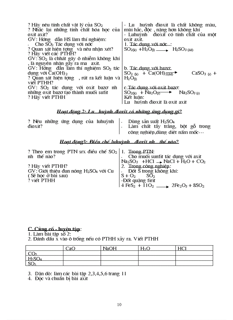 image for page Giáo án hóa 9 trọn bộ mới