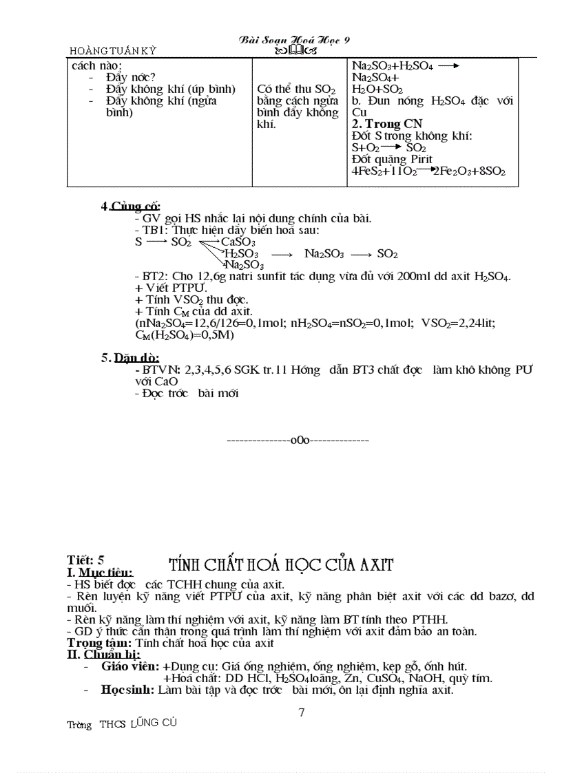 image for page Giao an Hóa 9 tron bo 3cot