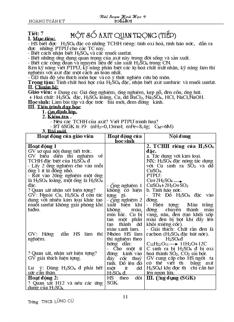 image for page Giao an Hóa 9 tron bo 3cot