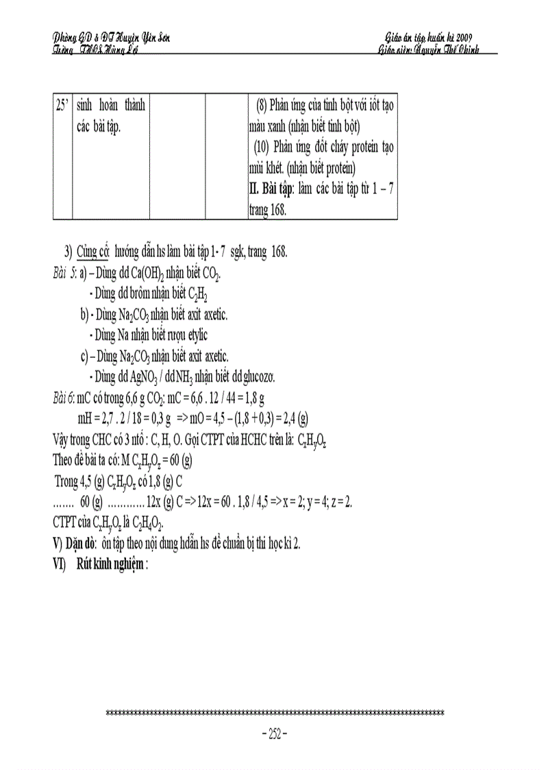 image for page Giáo án hóa 9 5 cột Nguyễn thế chinhTHCS Hùng Lợi