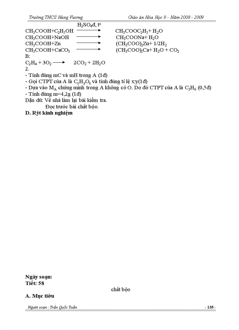 image for page Giáo án Hóa 9 HK1