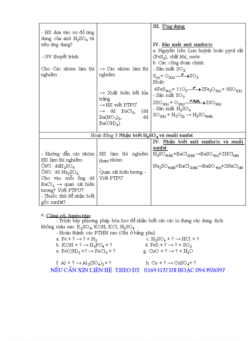 image for page Giáo án Hóa học 9 chuẩn kiến thức kỹ năng mới