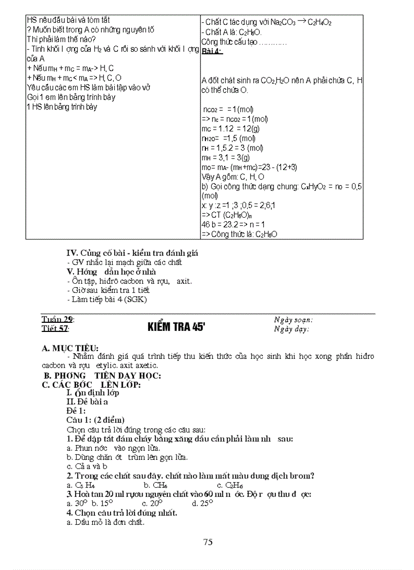 image for page Giáo án Hóa Học 9 có tích hợp môi trường