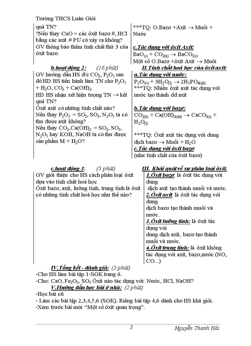 image for page Giáo án hóa học 9 đúng chuẩn