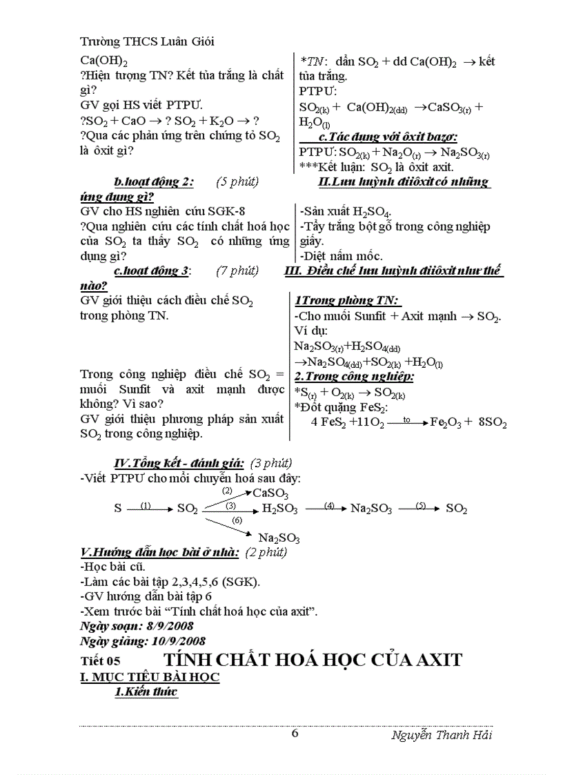 image for page Giáo án hóa học 9 đúng chuẩn