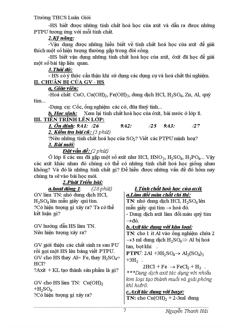 image for page Giáo án hóa học 9 đúng chuẩn