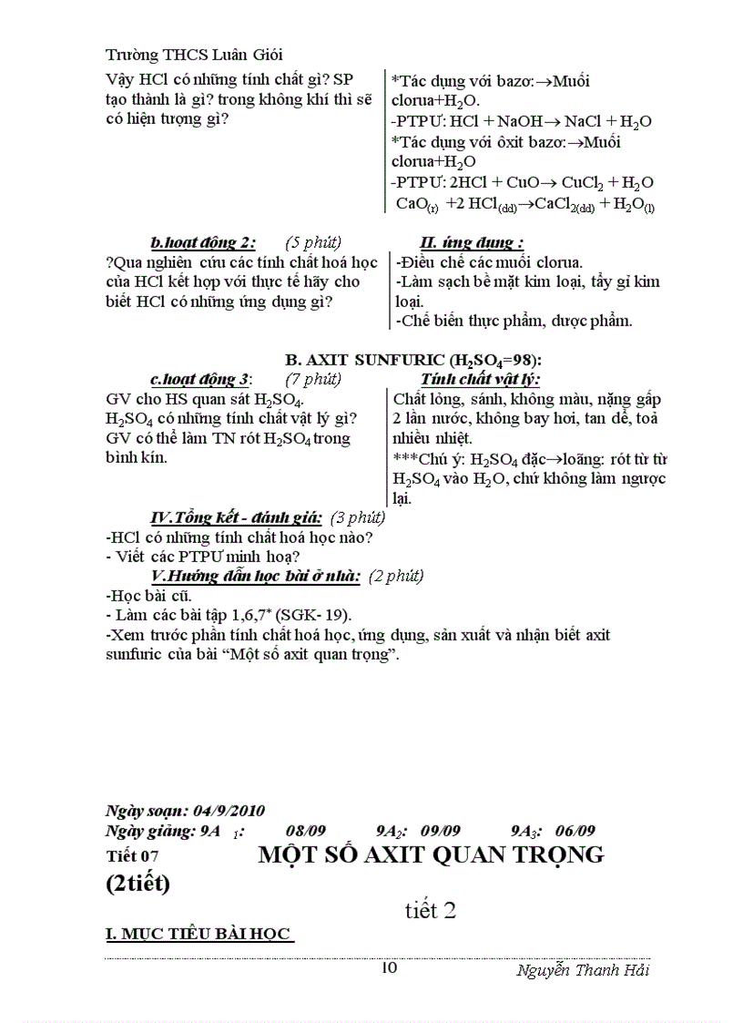 image for page Giáo án hóa học 9 đúng chuẩn