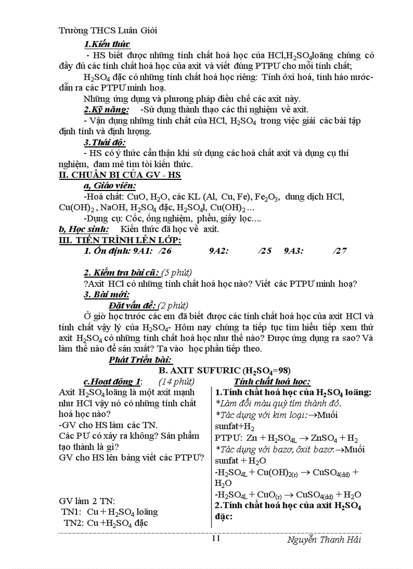 image for page Giáo án hóa học 9 đúng chuẩn