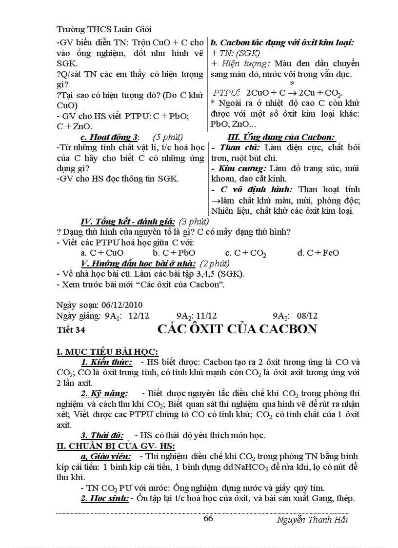 image for page Giáo án hóa học 9 đúng chuẩn