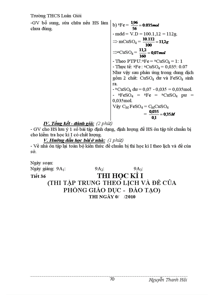 image for page Giáo án hóa học 9 đúng chuẩn