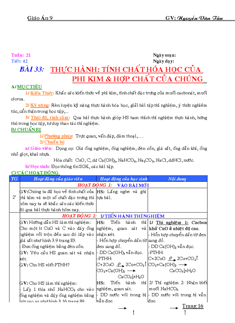 image for page GIÁO ÁN HÓA HỌC 9 HKII 37 tuần
