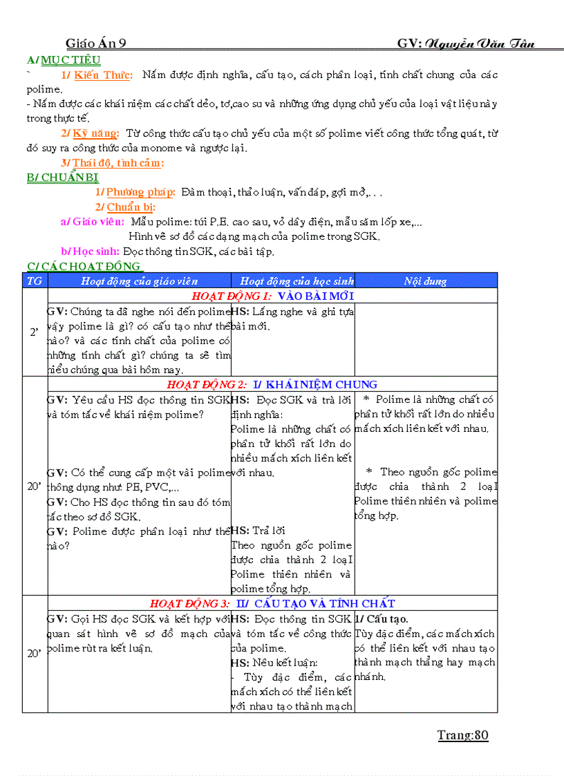 image for page GIÁO ÁN HÓA HỌC 9 HKII 37 tuần