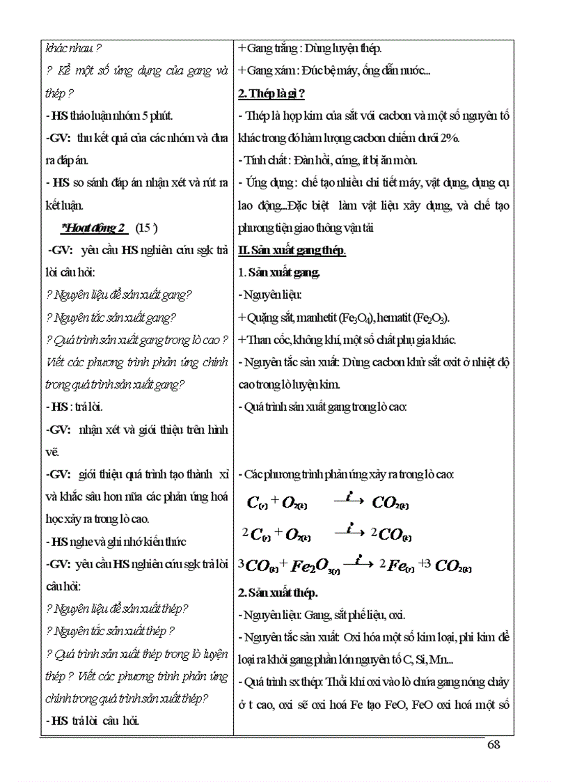 image for page Giáo án Hóa học 9 Học kỳ 1