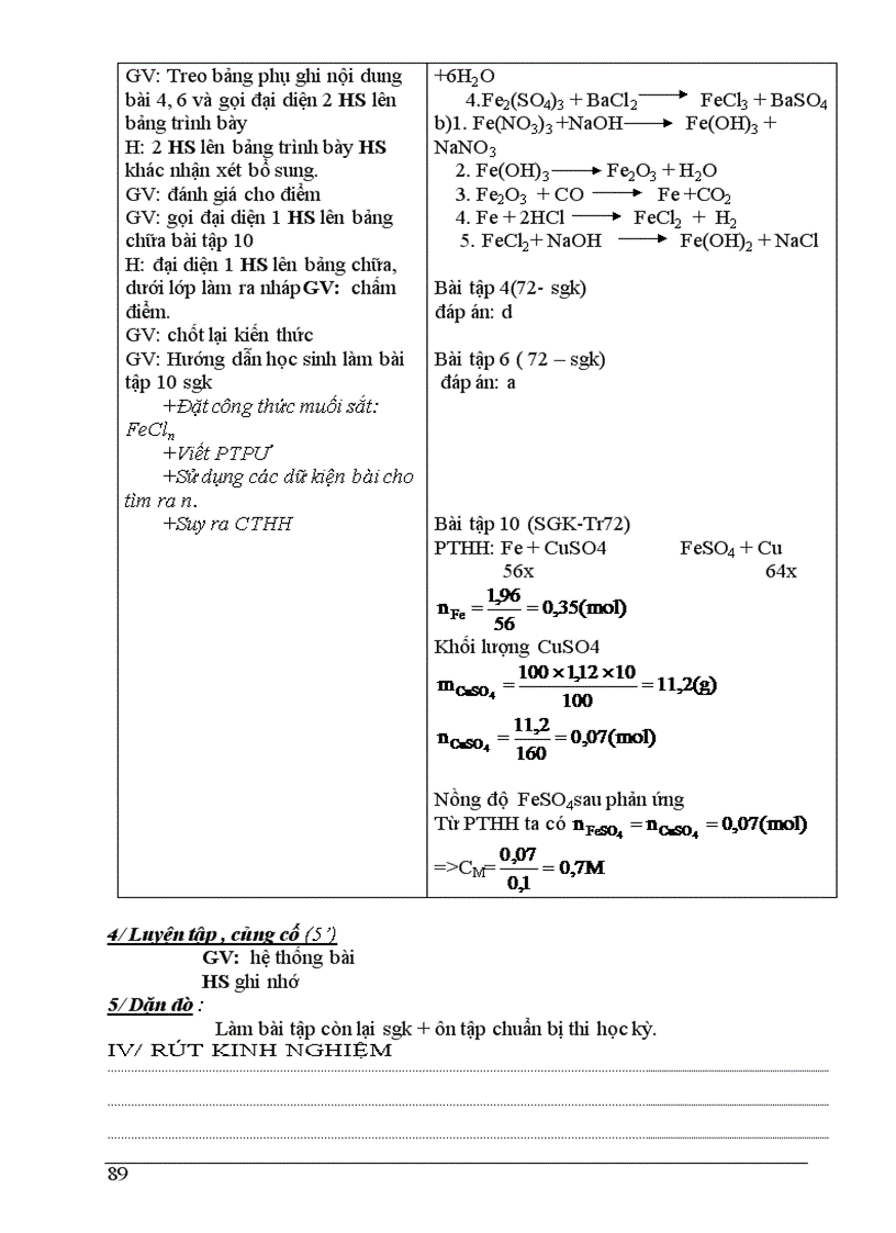 image for page Giáo án Hóa học 9 Học kỳ 1
