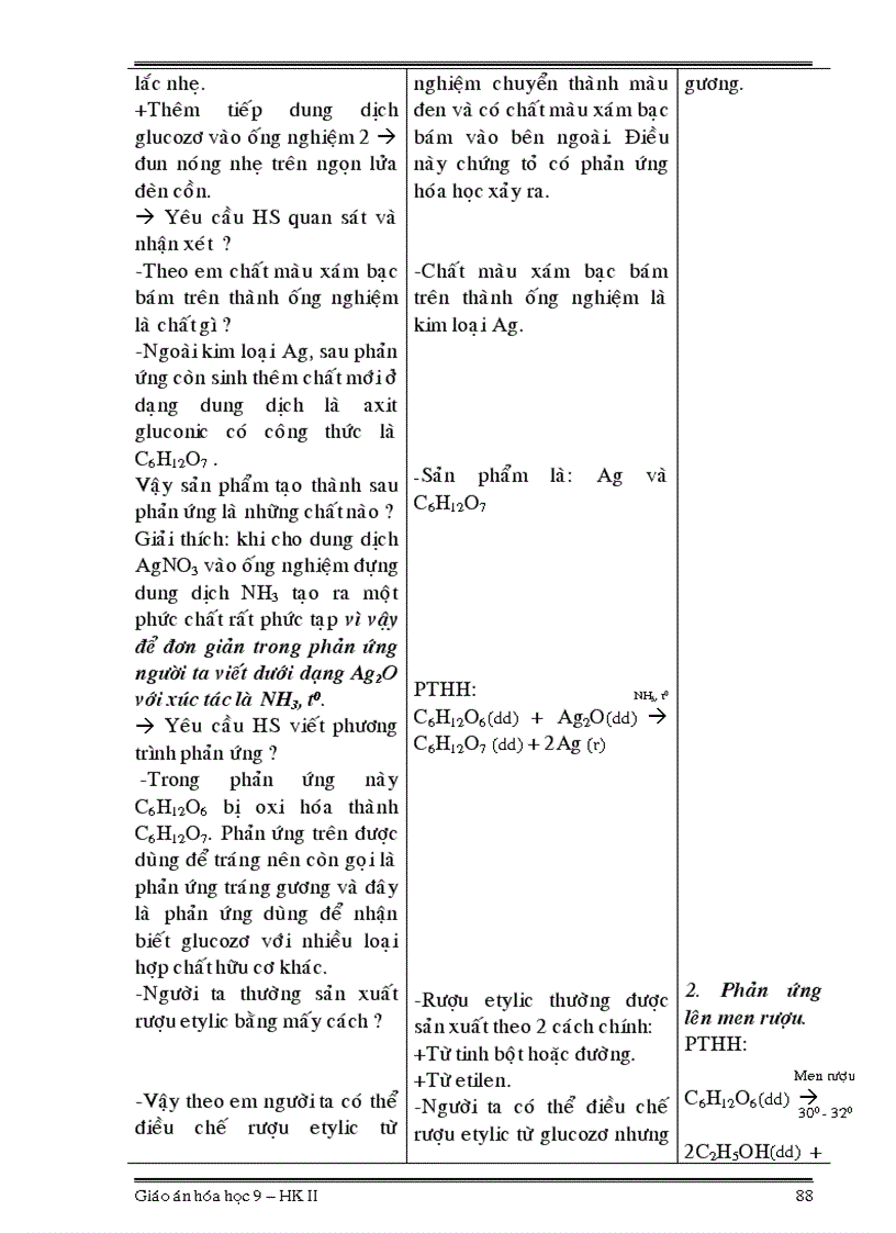 image for page Giáo án hóa học 9 học kỳ ii không cần sửa cực hay
