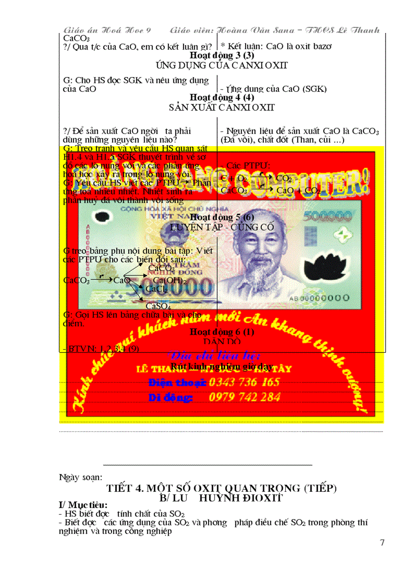 image for page Giao An Hoa Hoc 9 HS Tron bo Chuc thanh cong