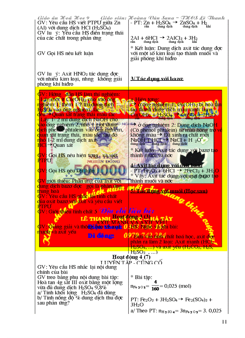 image for page Giao An Hoa Hoc 9 HS Tron bo Chuc thanh cong