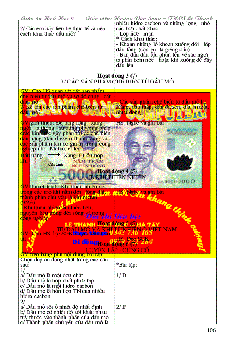 image for page Giao An Hoa Hoc 9 HS Tron bo Chuc thanh cong