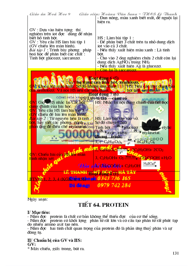 image for page Giao An Hoa Hoc 9 HS Tron bo Chuc thanh cong