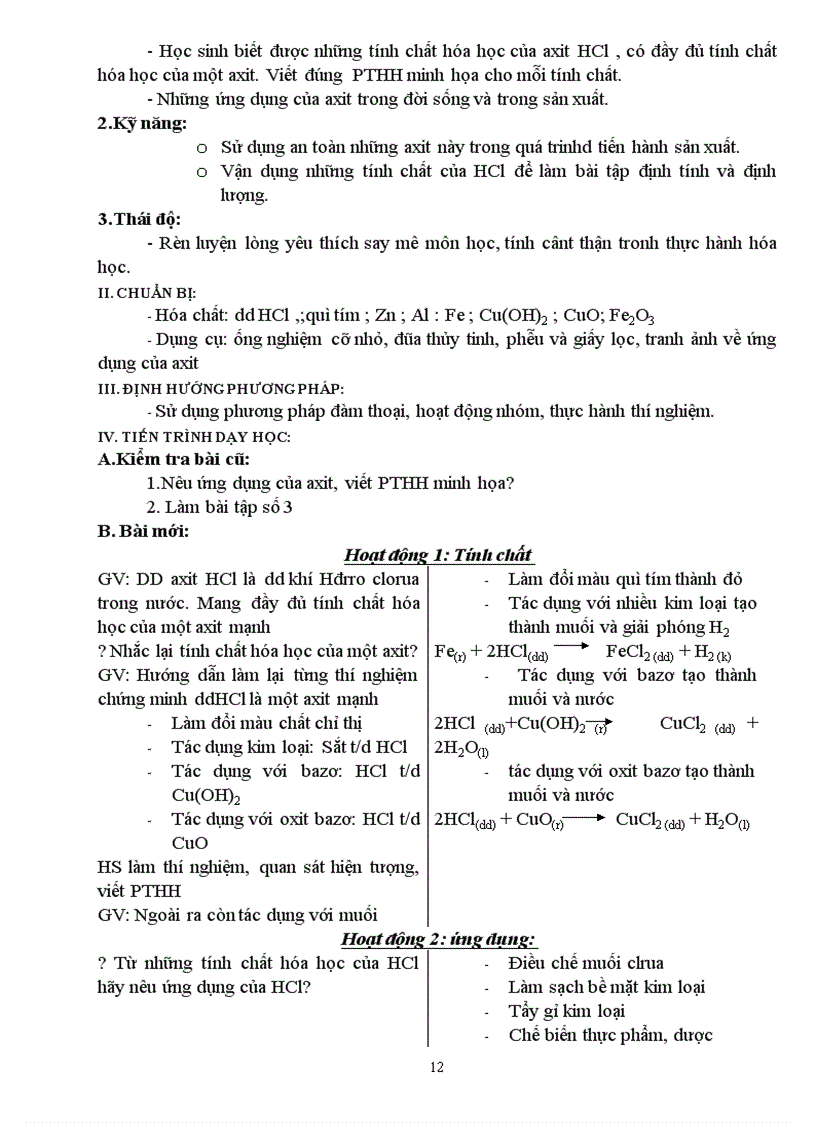 image for page GIAO AN Hoa hoc 9 Nam 10 11