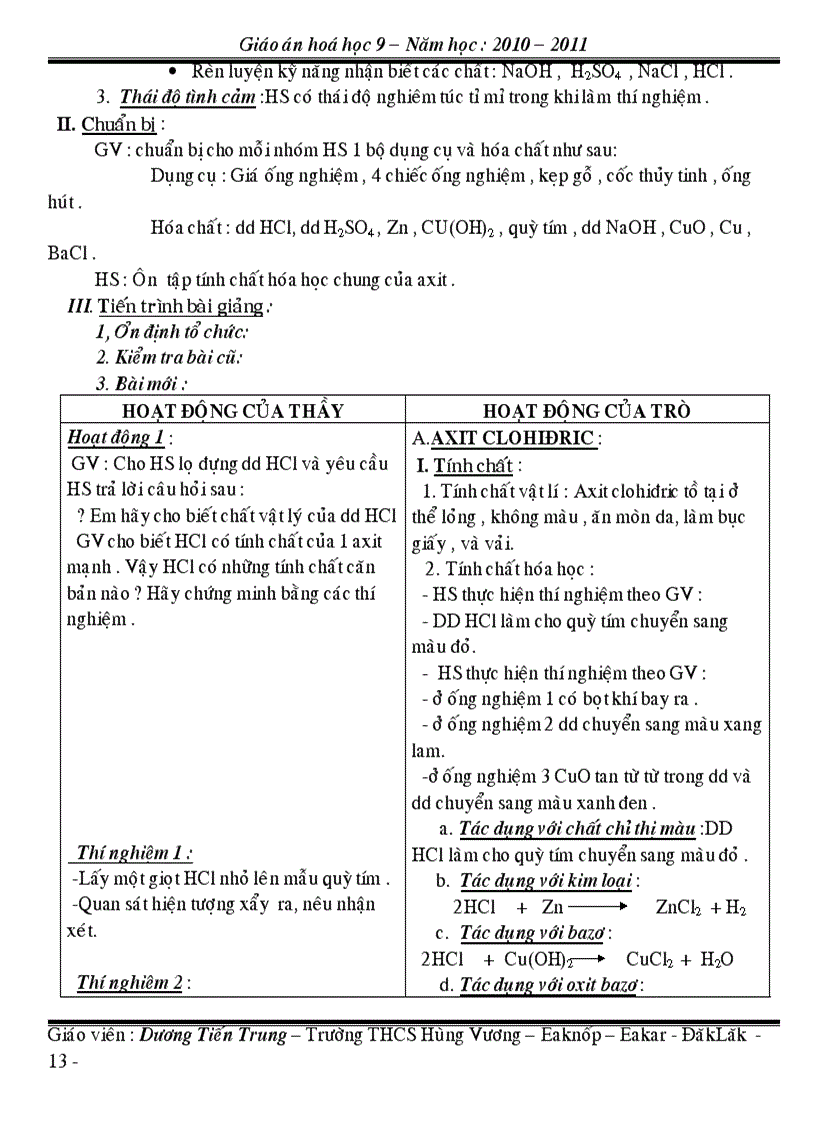 image for page Giáo án hóa học 9 tham khảo