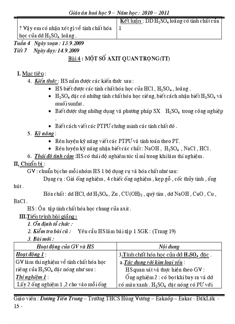 image for page Giáo án hóa học 9 tham khảo