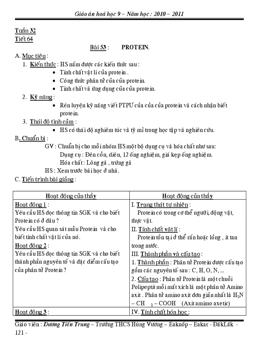 image for page Giáo án hóa học 9 tham khảo