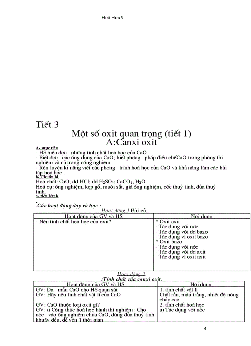 image for page Giáo án hóa học 9 trọn bộ mới