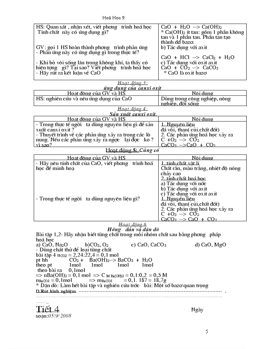 image for page Giáo án hóa học 9 trọn bộ mới