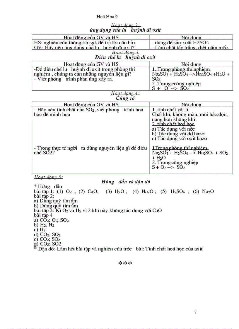 image for page Giáo án hóa học 9 trọn bộ mới