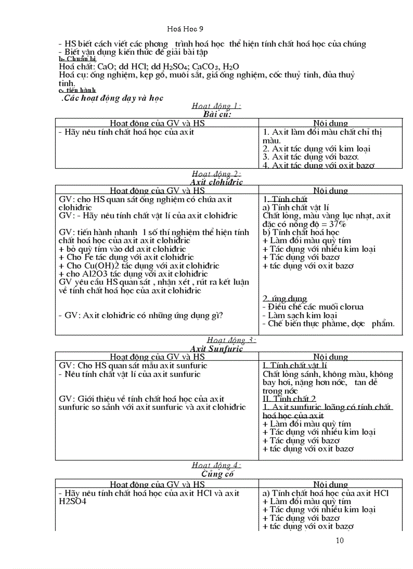 image for page Giáo án hóa học 9 trọn bộ mới