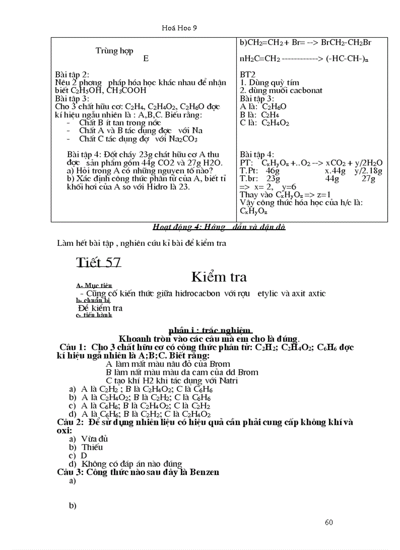 image for page Giáo án hóa học 9 trọn bộ mới