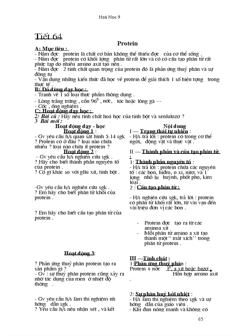 image for page Giáo án hóa học 9 trọn bộ mới