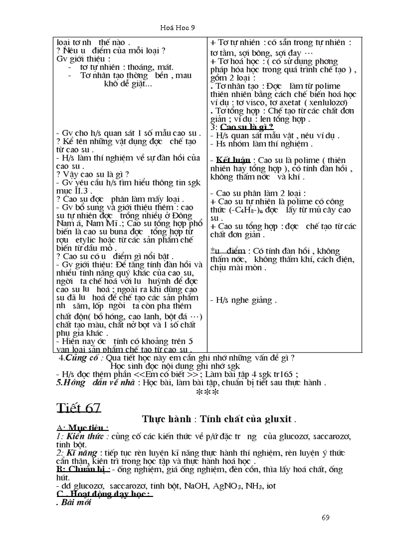 image for page Giáo án hóa học 9 trọn bộ mới