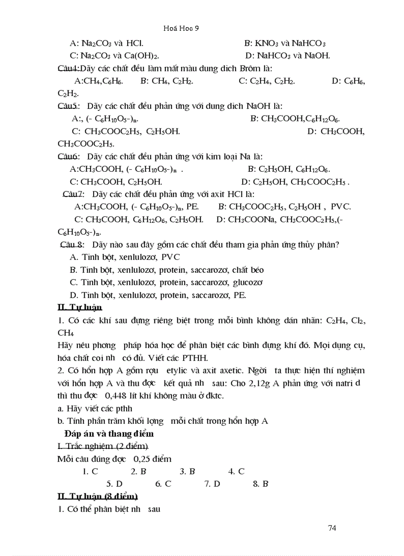 image for page Giáo án hóa học 9 trọn bộ mới