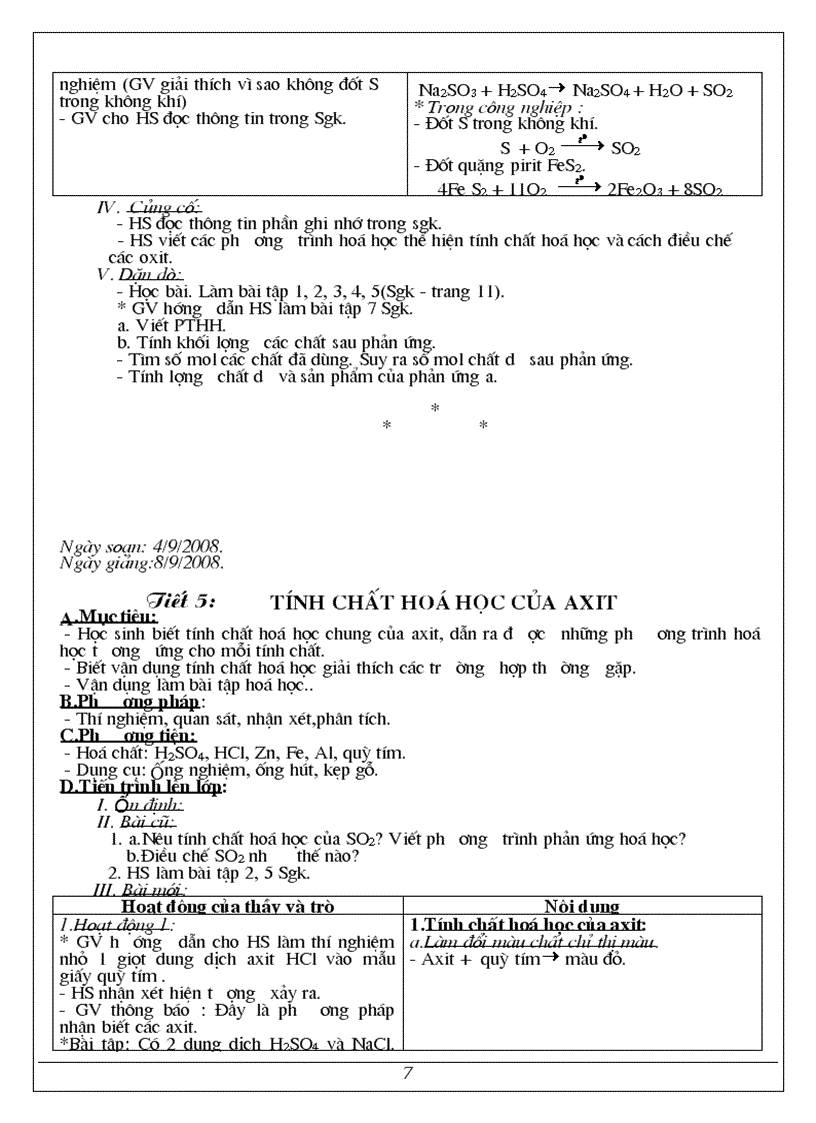 image for page Giáo án hóa học 9 2012 NT
