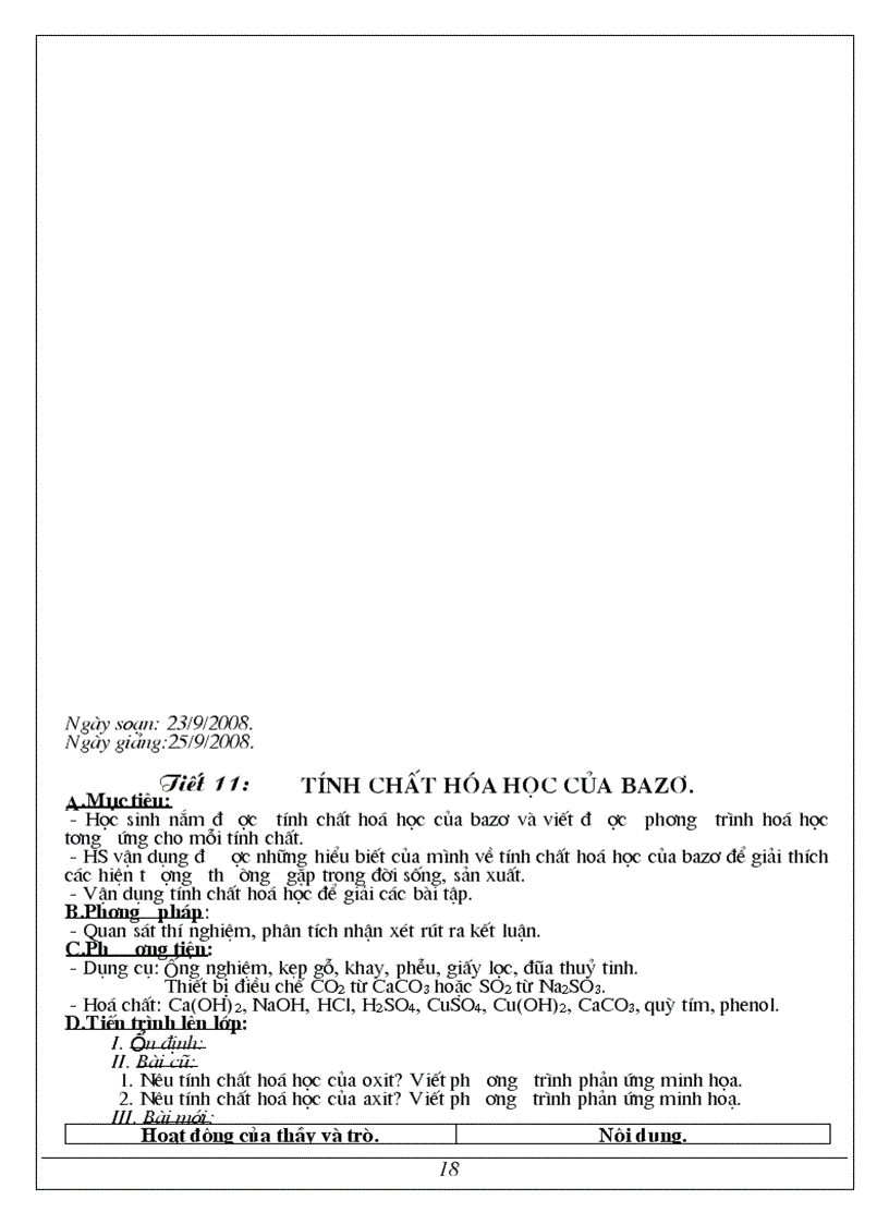 image for page Giáo án hóa học 9 2012 NT