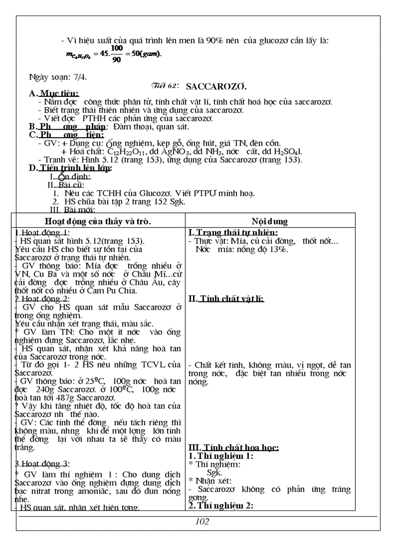 image for page Giáo án hóa học 9 2012 NT