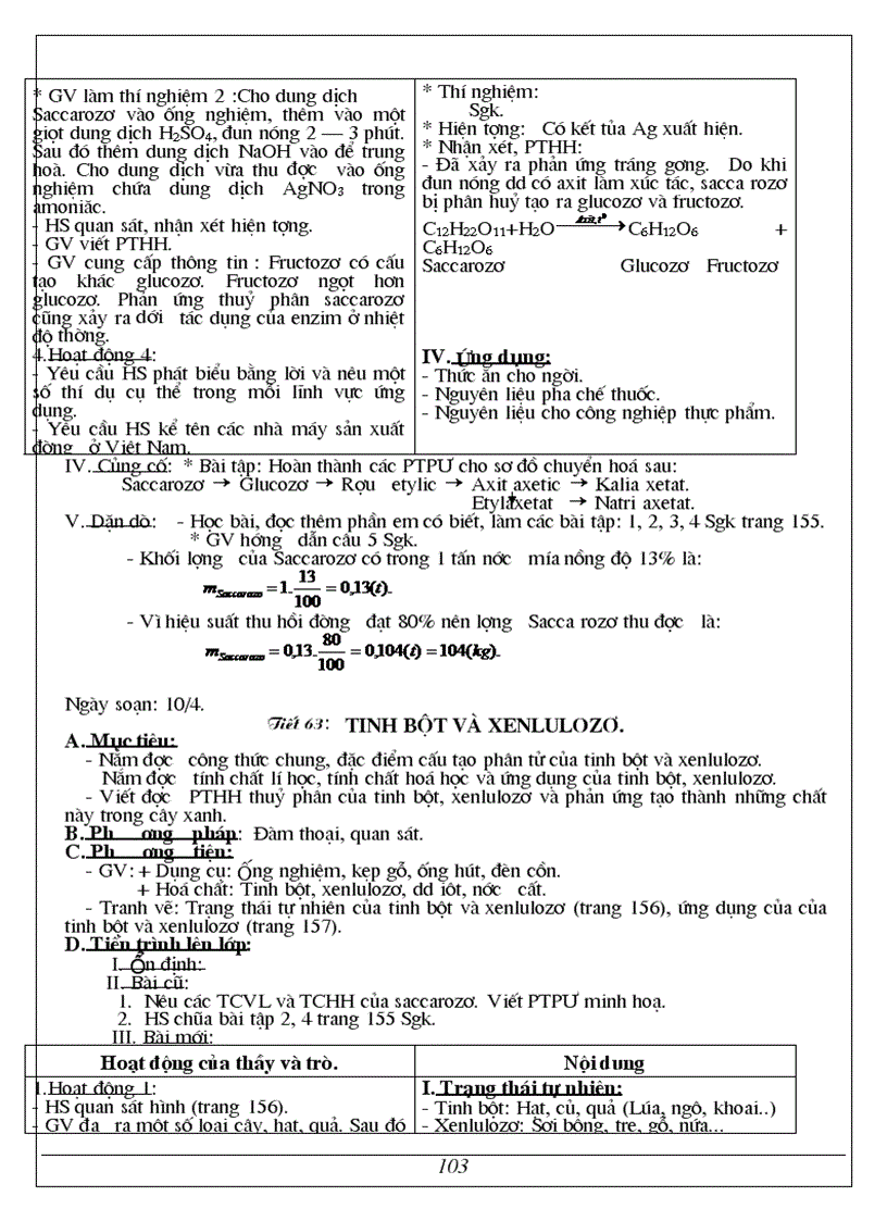 image for page Giáo án hóa học 9 2012 NT
