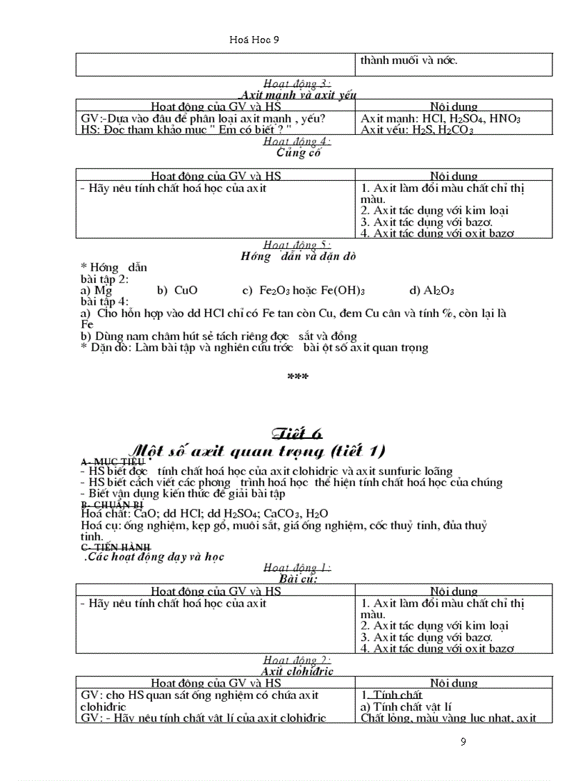 image for page Giao An Hoa Hoc 9 tron bo 1