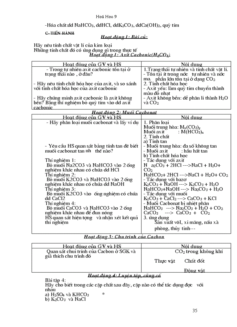 image for page Giao An Hoa Hoc 9 tron bo 1