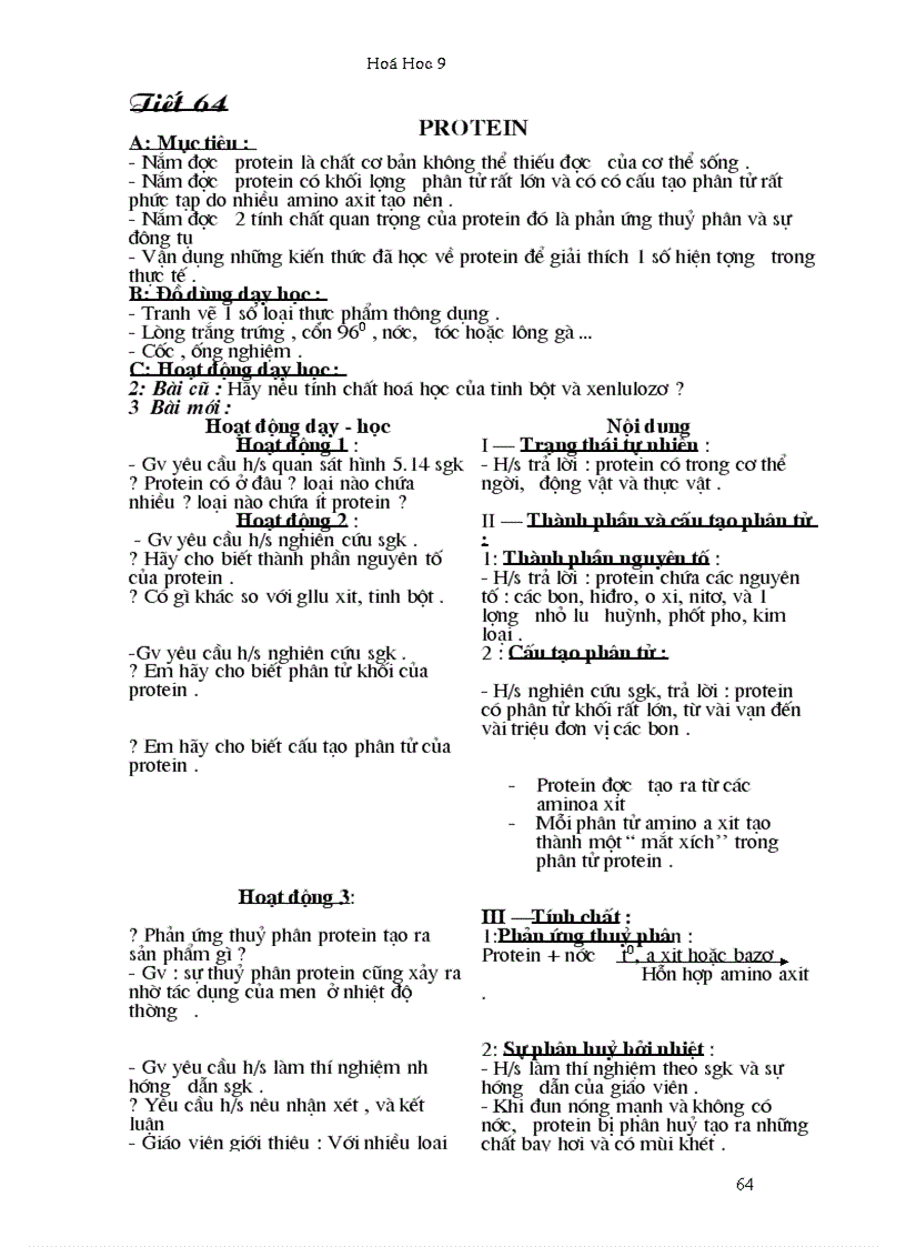 image for page Giao An Hoa Hoc 9 tron bo 1