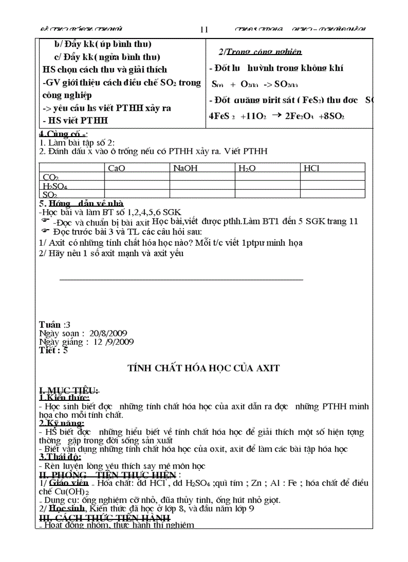 image for page Giao an hoa hoc lop 9 nam hoc 2009 2010