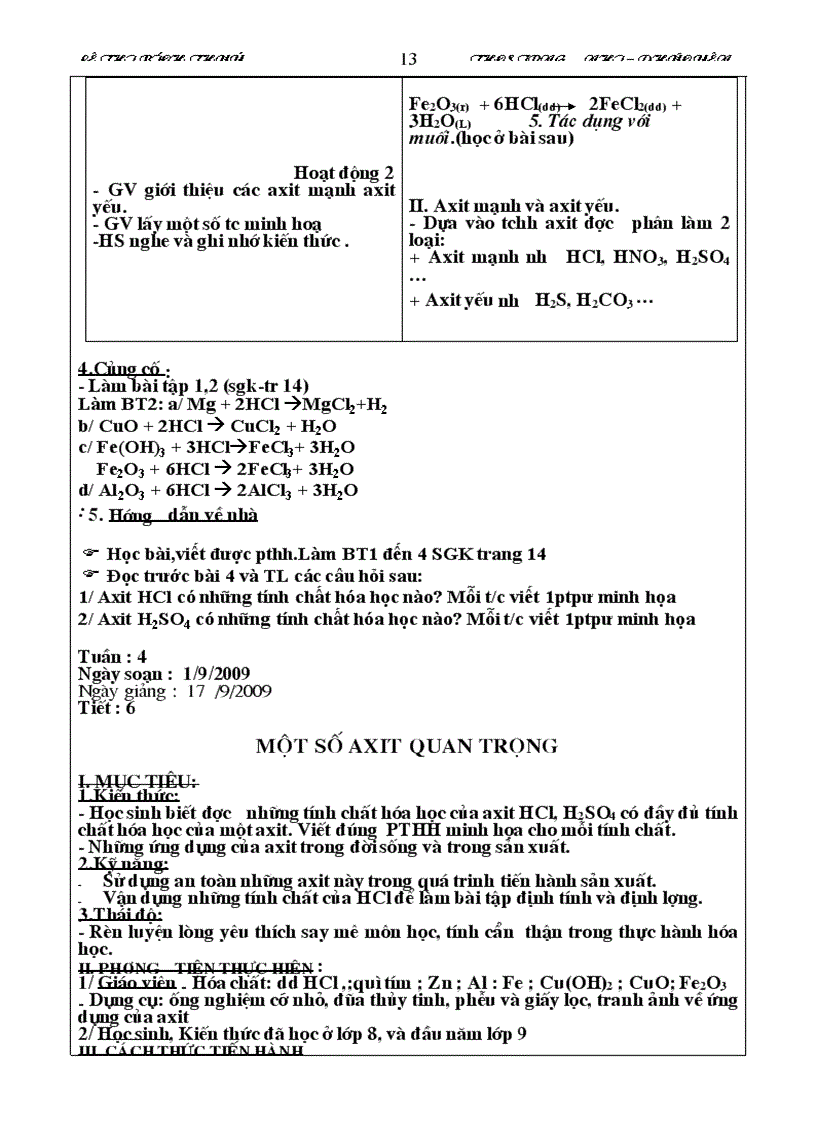 image for page Giao an hoa hoc lop 9 nam hoc 2009 2010