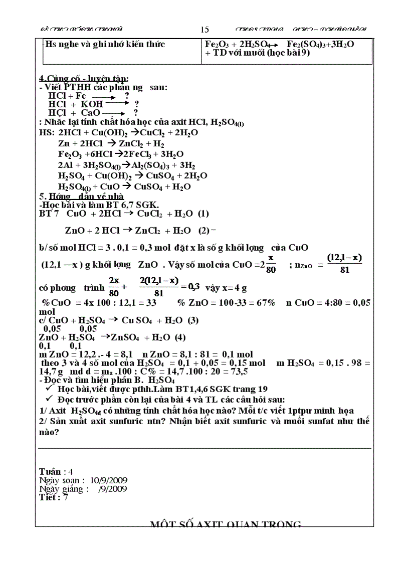 image for page Giao an hoa hoc lop 9 nam hoc 2009 2010