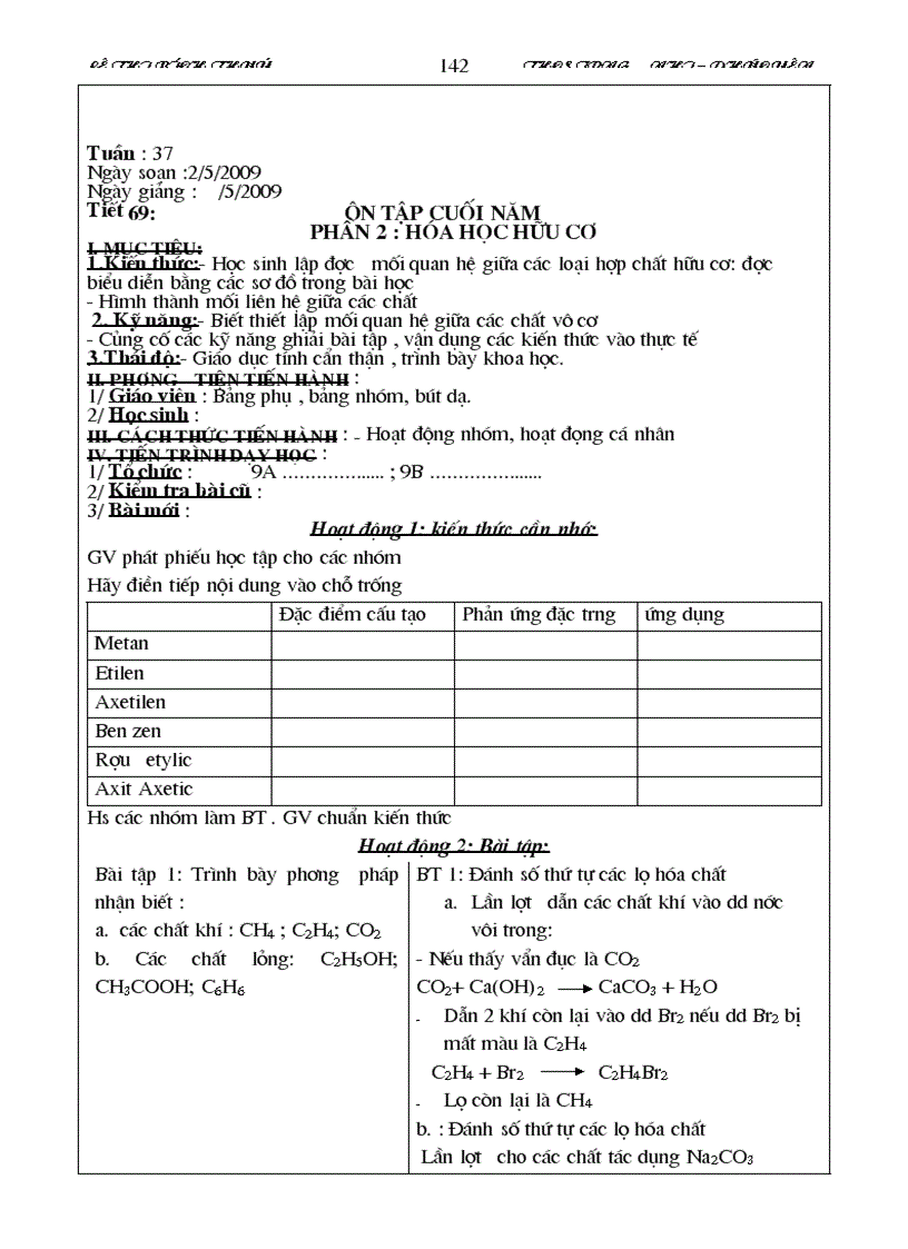 image for page Giao an hoa hoc lop 9 nam hoc 2009 2010