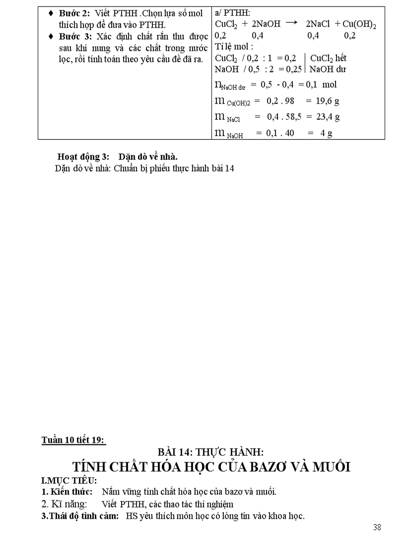 image for page Giáo án Hóa học lớp 9 trọn bộ