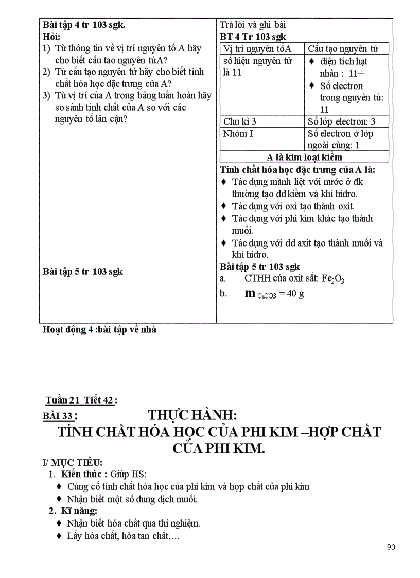 image for page Giáo án Hóa học lớp 9 trọn bộ