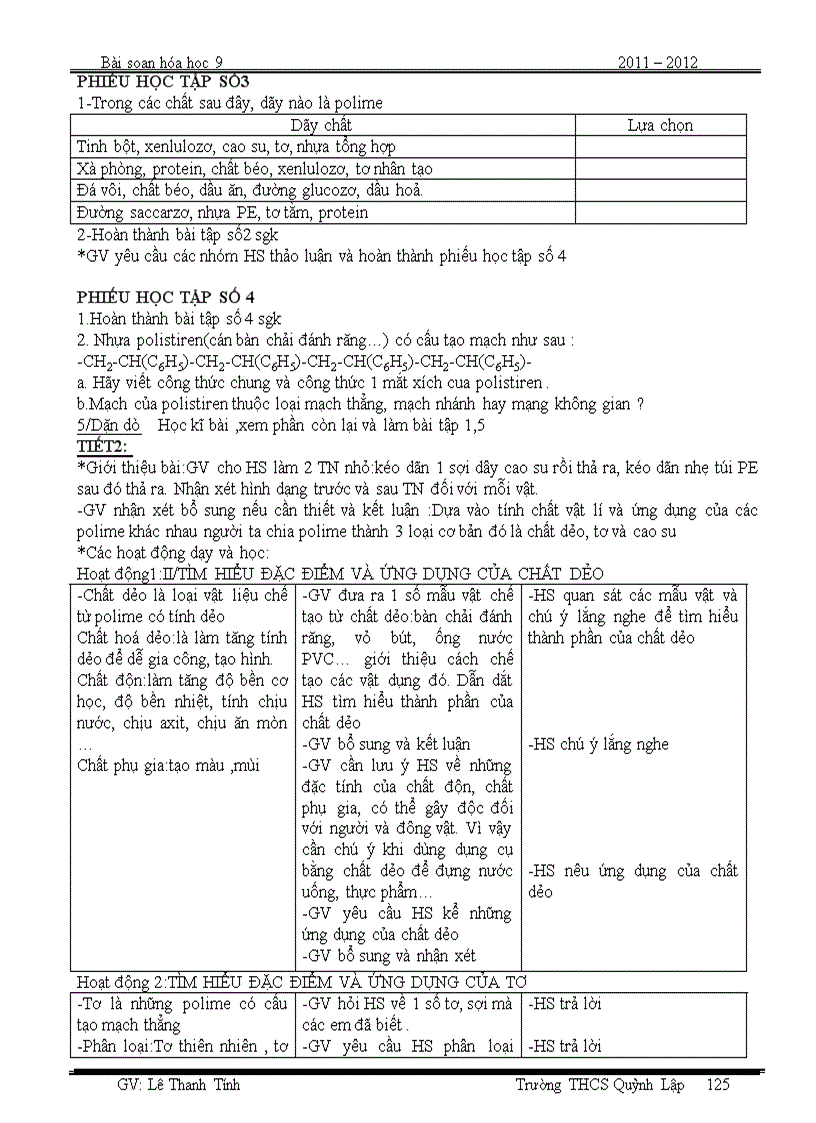 image for page Giao an hoa hoc lop 9