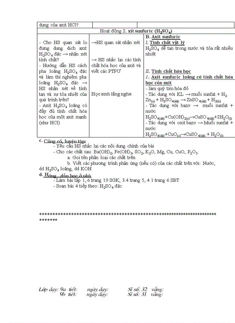 image for page Giáo án hóa khối 8 9 trọn bộ 3 cột hà giang 2010 2011